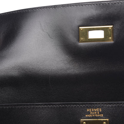 Hermes Box Kelly Retourne 32 Black 11 of 15