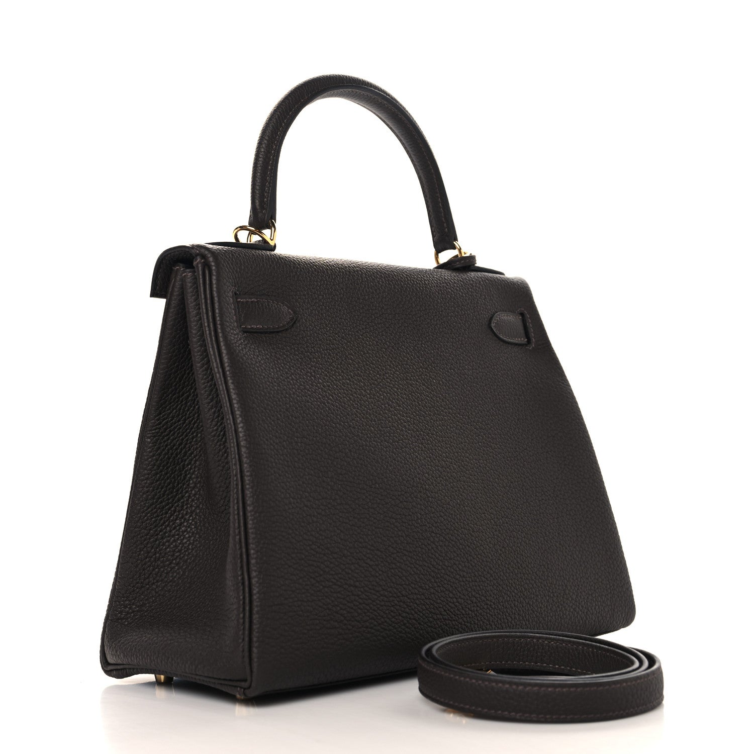 Hermes Togo Kelly Retourne 28 Bai Brun 2 of 12