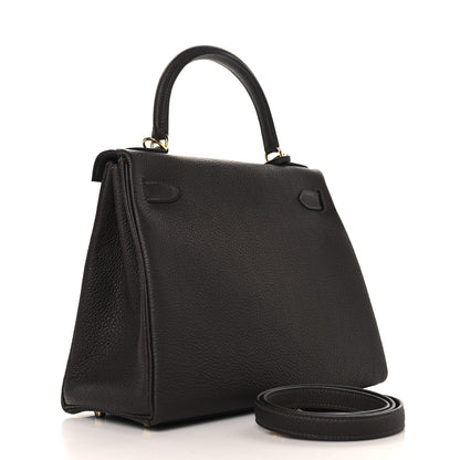 Hermes Togo Kelly Retourne 28 Bai Brun 2 of 12
