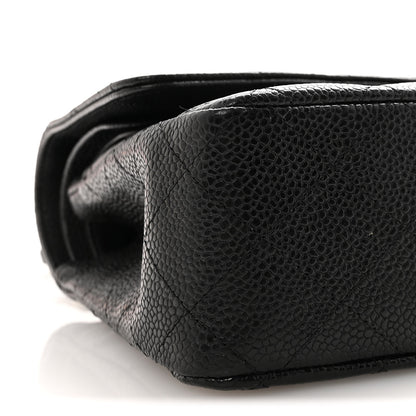 Chanel Caviar Quilted Medium Double Flap Black 9 of 10