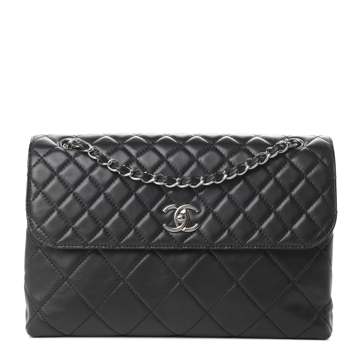 Chanel Calfskin Quilted In The Business Flap Bag Black 1 of 13
