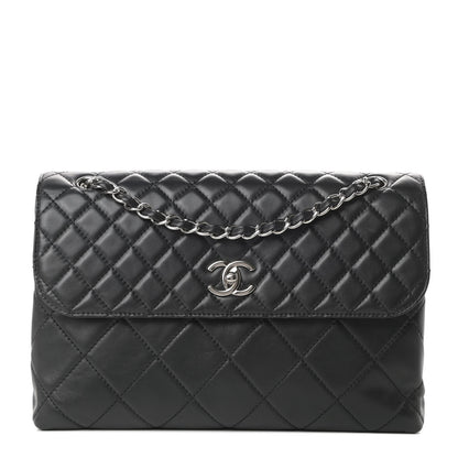 Chanel Calfskin Quilted In The Business Flap Bag Black 1 of 13