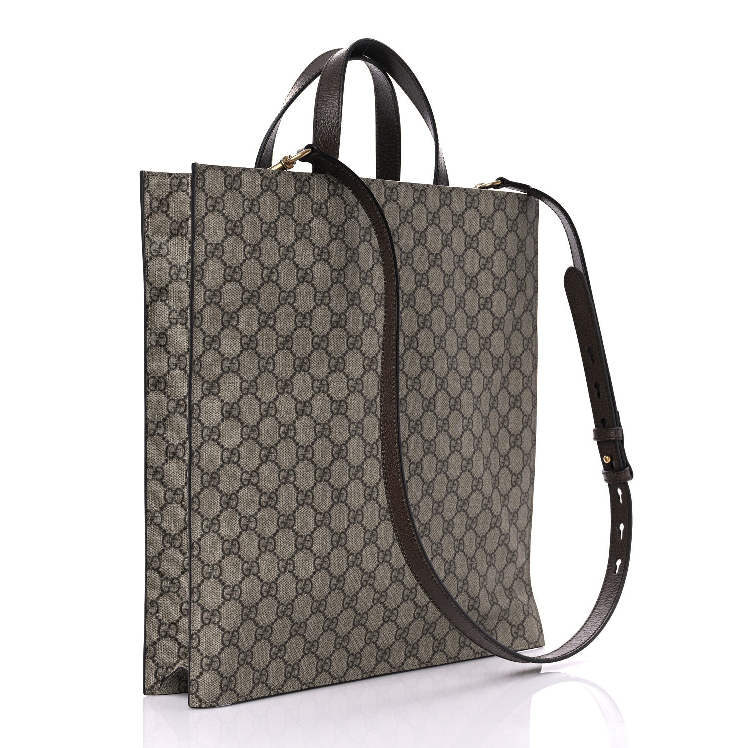 Gucci GG Supreme Monogram L'Aveugle Par Amour Print Vertical Tote 3 of 14
