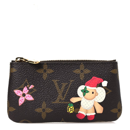 Louis Vuitton Monogram 2024 Christmas Animation Candy Factory Key Pouch Candy Red 1 of 9