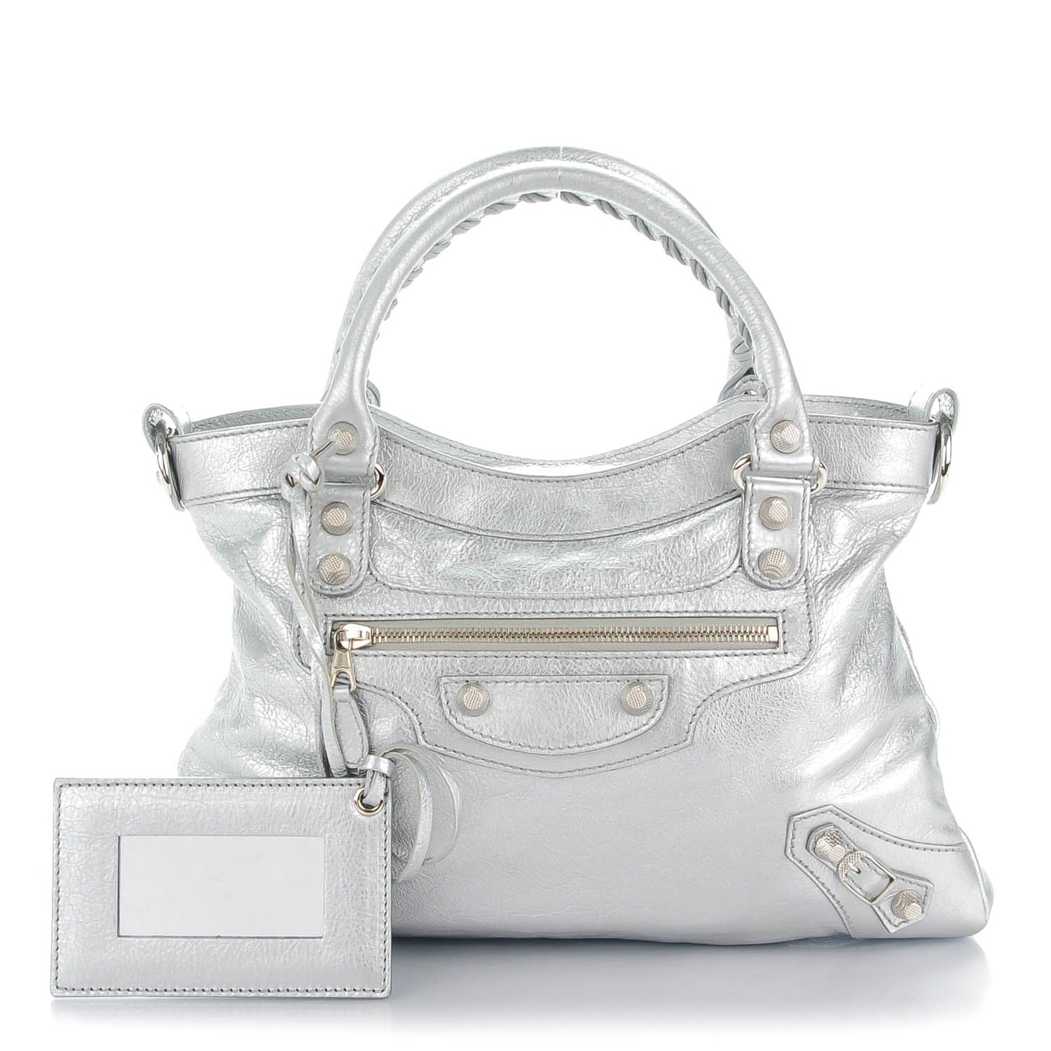 Balenciaga Agneau Giant 12 Silver Hardware Town Gris Aluminum 1 of 7