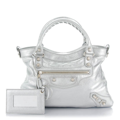 Balenciaga Agneau Giant 12 Silver Hardware Town Gris Aluminum 1 of 7