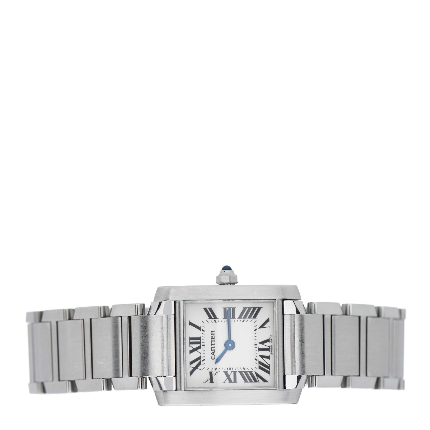 Stainless Steel 20mm Tank Francaise Quartz Watch