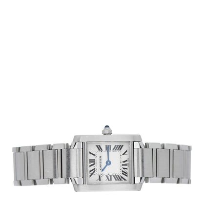 Cartier Stainless Steel 20mm Tank Francaise Quartz Watch 2 of 5