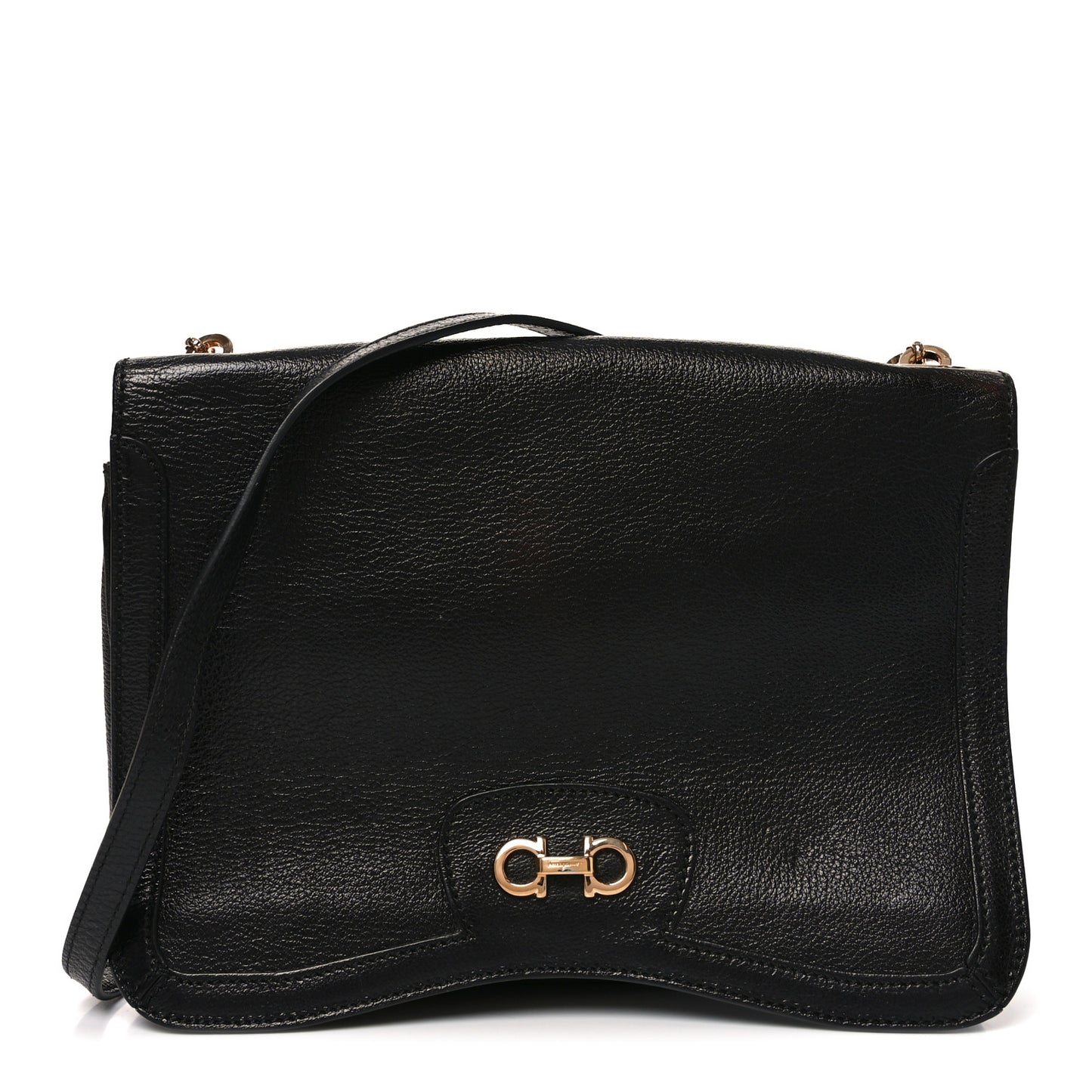 Buffalo Gancini Shoulder Bag Black