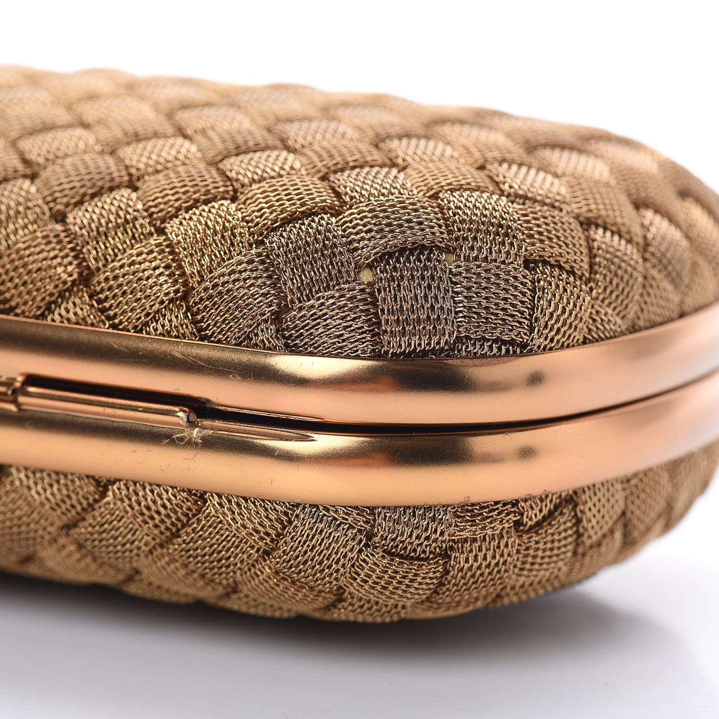 Intreccio Oro Bruciato Knot Clutch