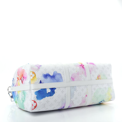 Louis Vuitton Monogram Watercolor Keepall Bandouliere 50 Multicolor 3 of 9
