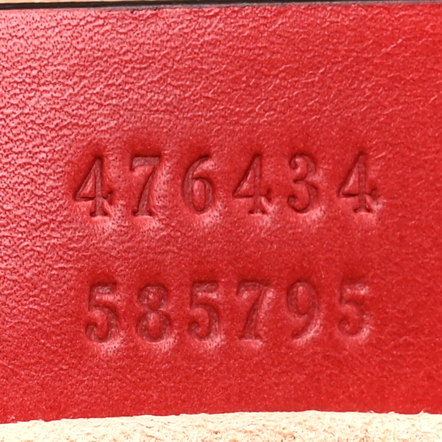 Gucci Calfskin Matelasse GG Marmont Belt Bag 95 38 Hibiscus Red 7 of 11
