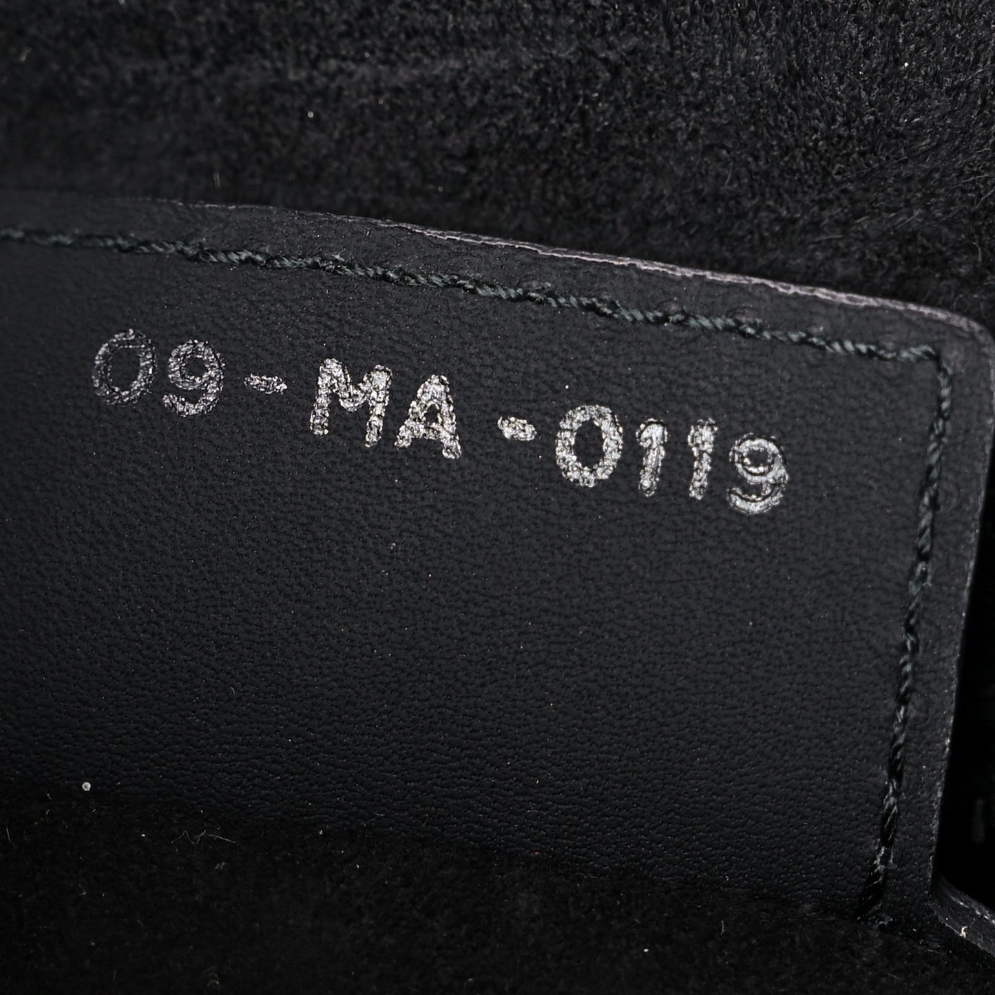 Ultra Matte Calfskin Saddle Bag Black