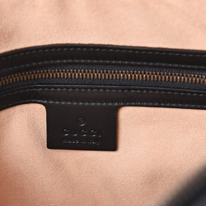 Gucci Calfskin Matelasse Mens GG Marmont Belt Bag 90 36 Black 5 of 8