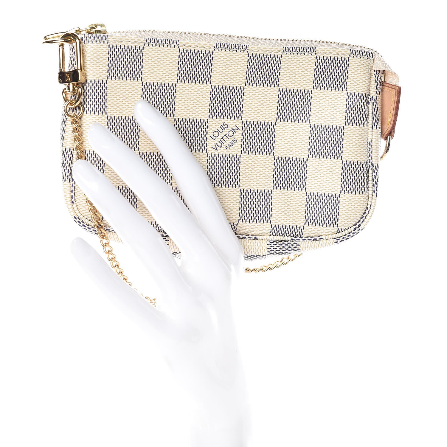 Louis Vuitton Damier Azur Mini Pochette Accessories 2 of 10