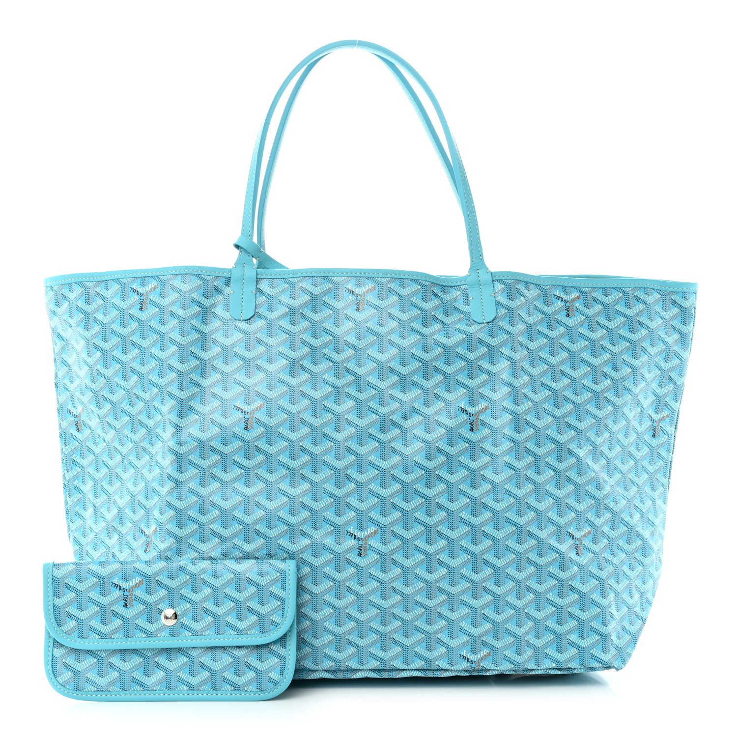 Goyard Goyardine Saint Louis GM Balise Beach Towel Set Turquoise 4 of 12