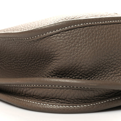 Hermes Taurillon Clemence Evelyne III PM Etoupe 9 of 11