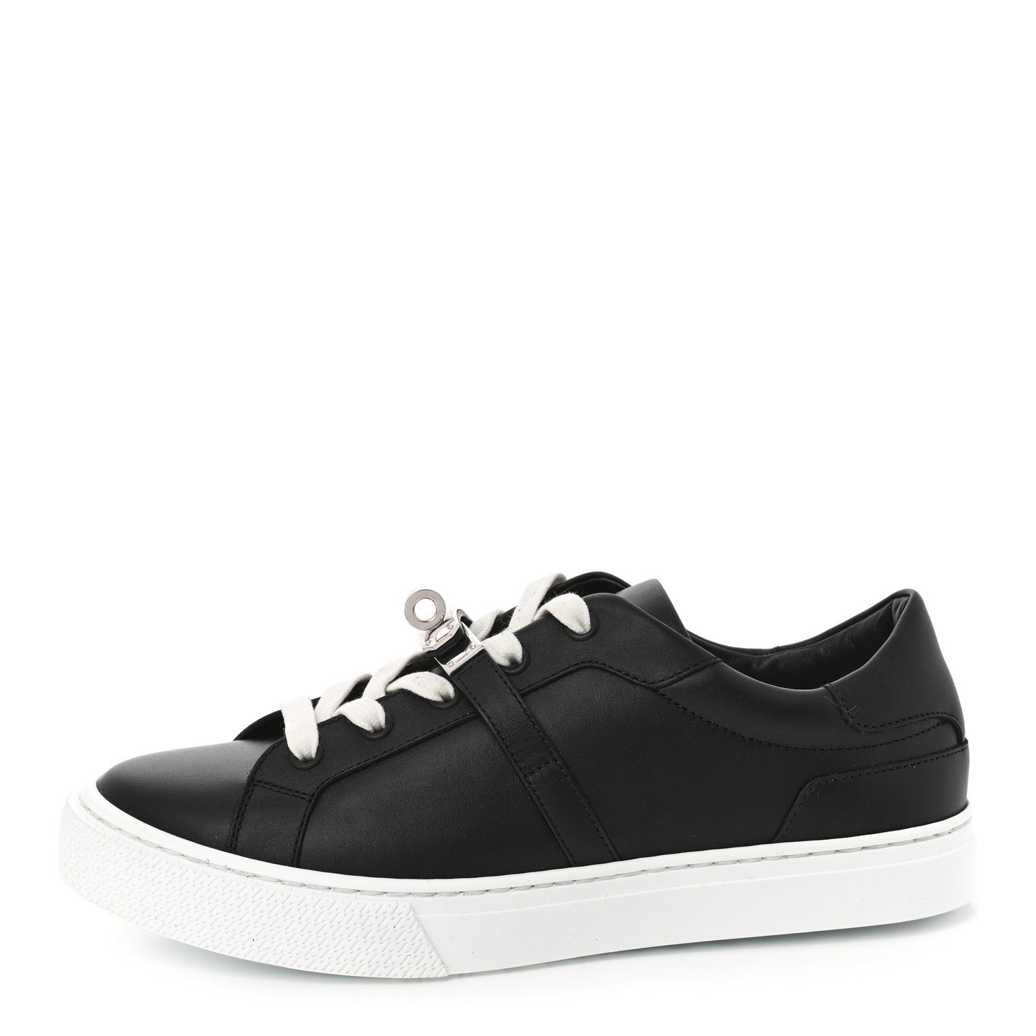 Hermes Calfskin Day Sneakers 37 Black 1 of 10