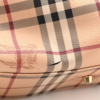 Burberry Haymarket Check Small Canterbury Tote Brown 15 of 17