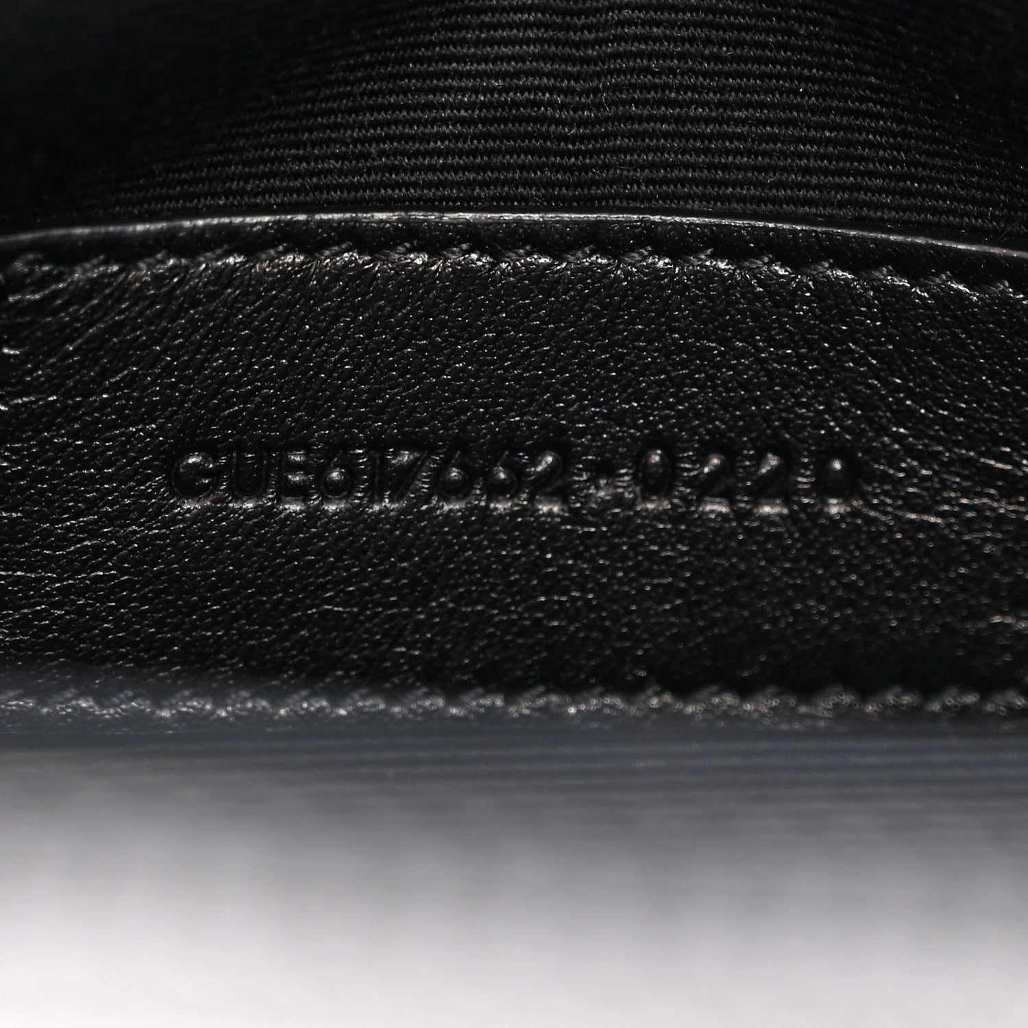 Saint Laurent Grain De Poudre Matelasse Chevron Monogram Envelope Clutch Black 6 of 12