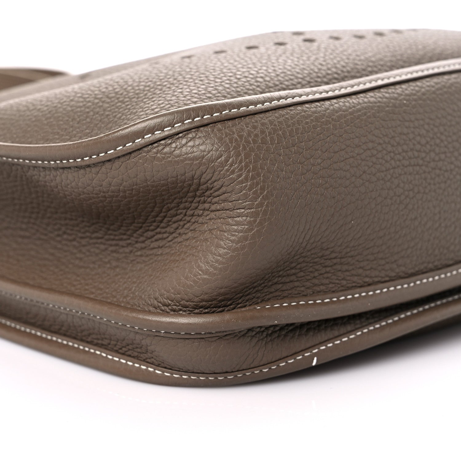 Hermes Taurillon Clemence Evelyne III GM Etoupe 8 of 10