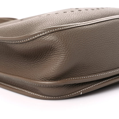 Hermes Taurillon Clemence Evelyne III GM Etoupe 8 of 10