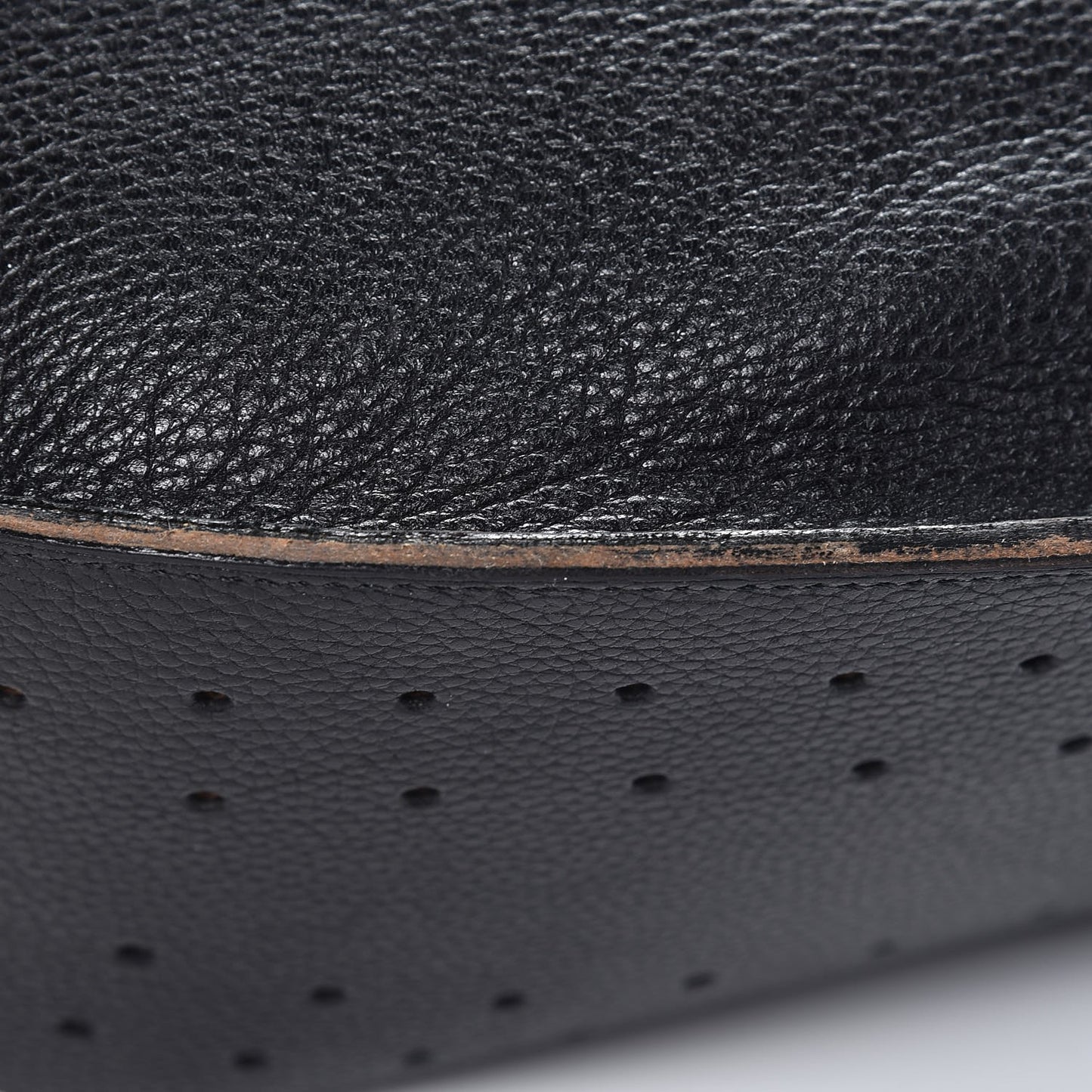 Taurillon Le Pin Shoulder Bag Black