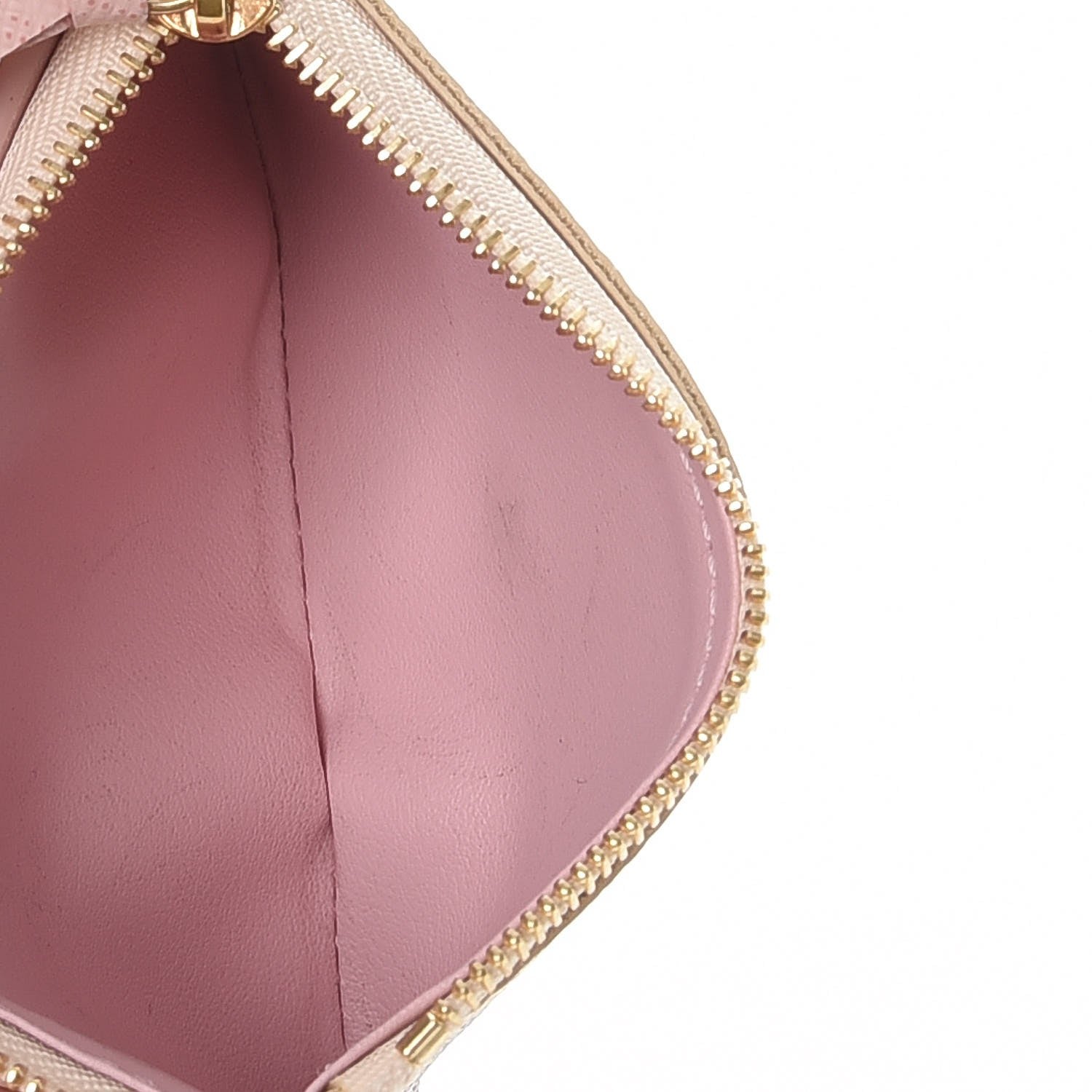 Louis Vuitton Damier Azur Victorine Wallet Rose Ballerine 6 of 10