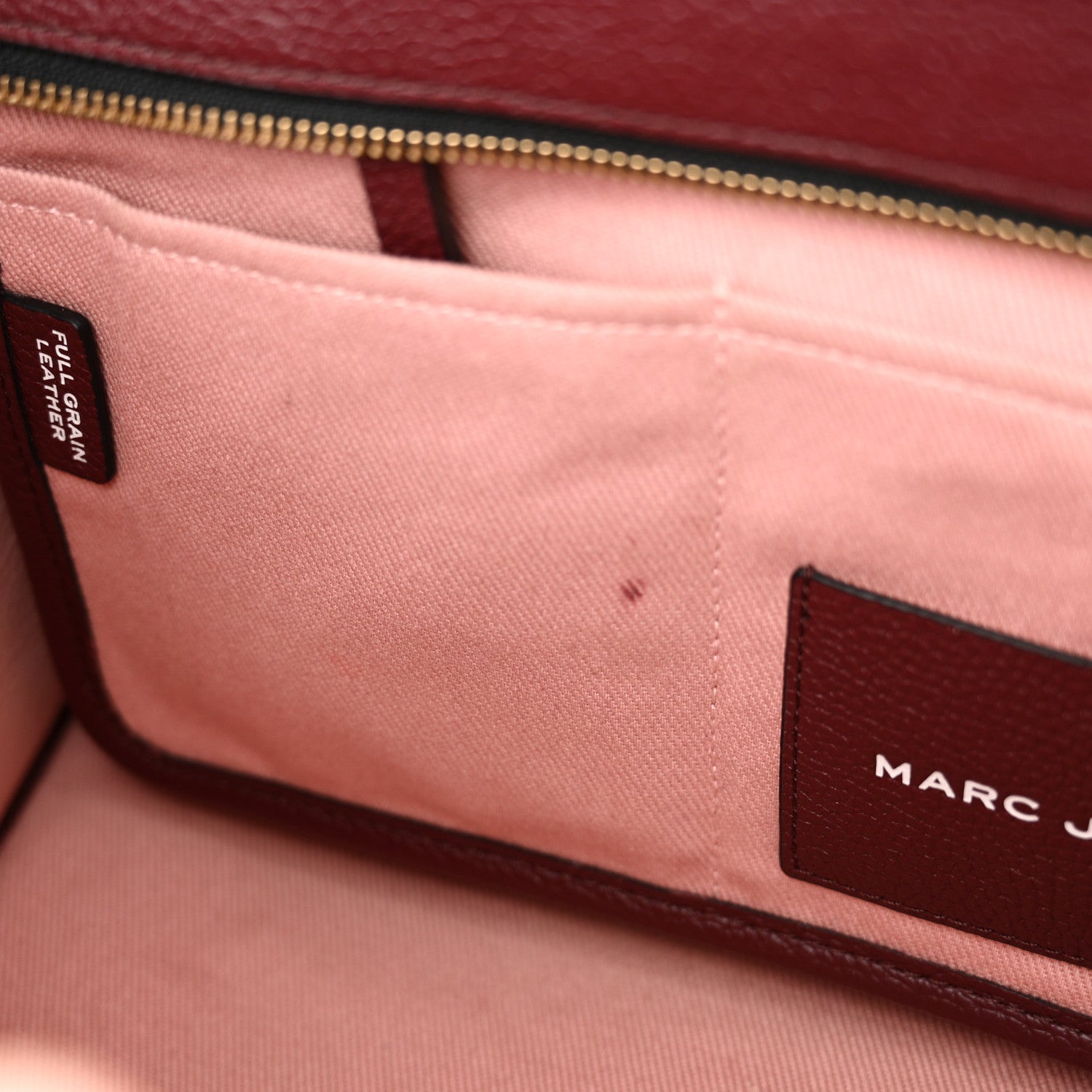 Marc Jacobs Grained Calfskin Medium The Tote Bag Chianti 13 of 14