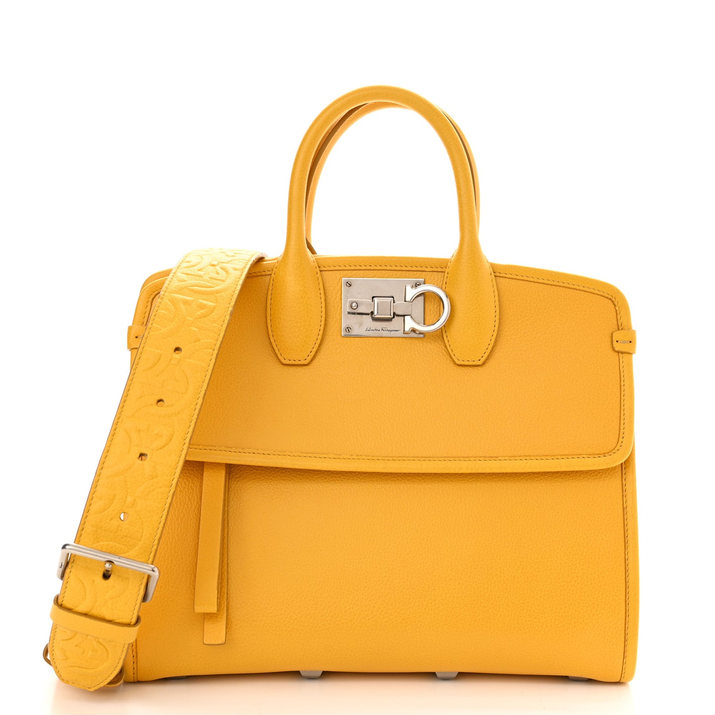 Calfskin The Studio Bag Sunshine