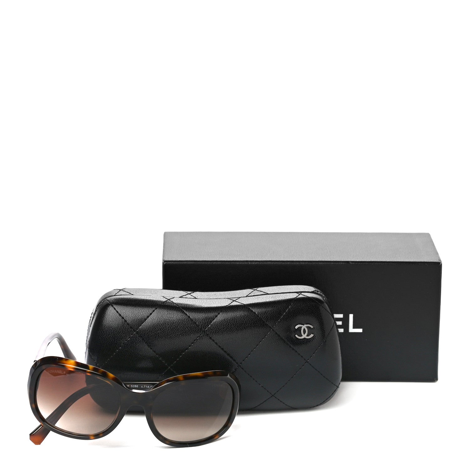 Chanel CC Sunglasses 5286 Havana Brown 5 of 7