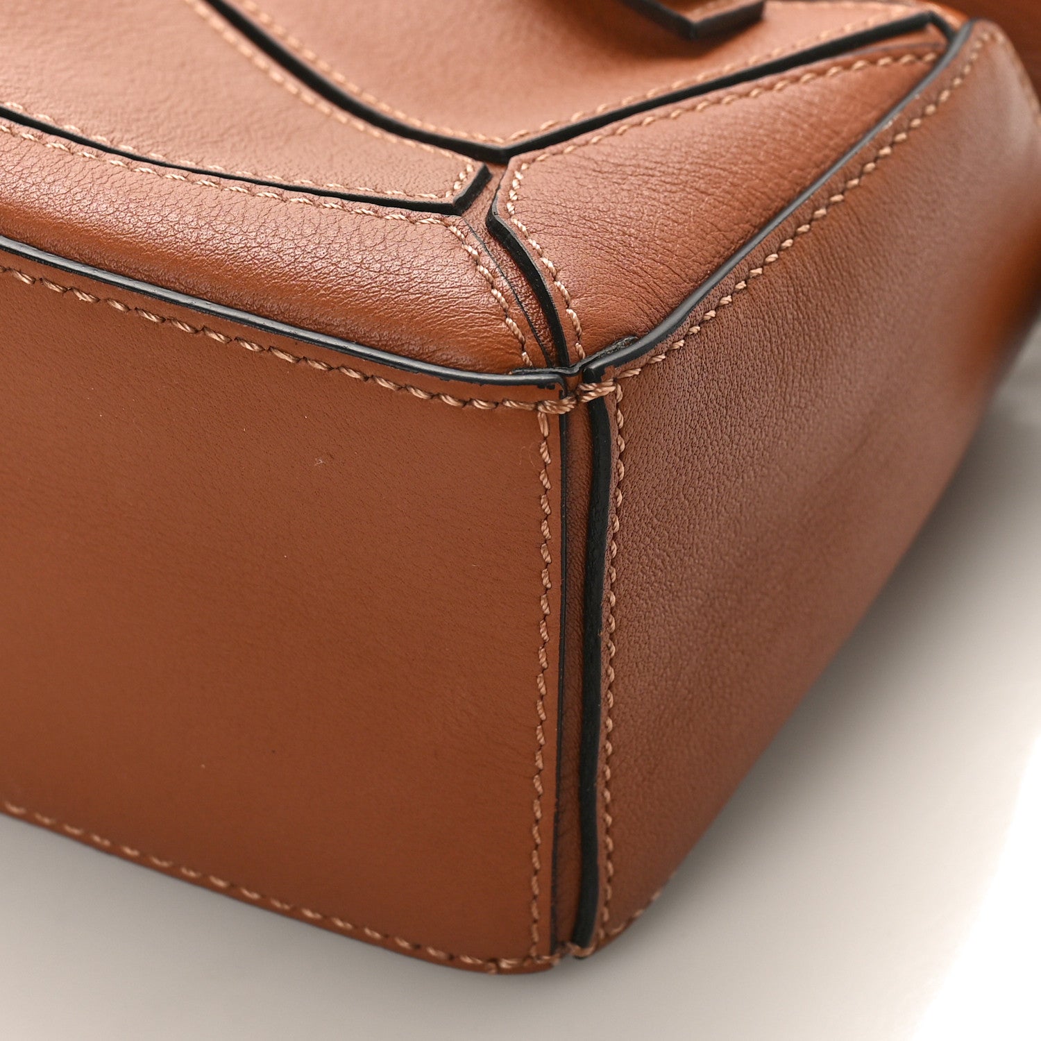 Loewe Calfskin Mini Puzzle Bag Tan 8 of 8