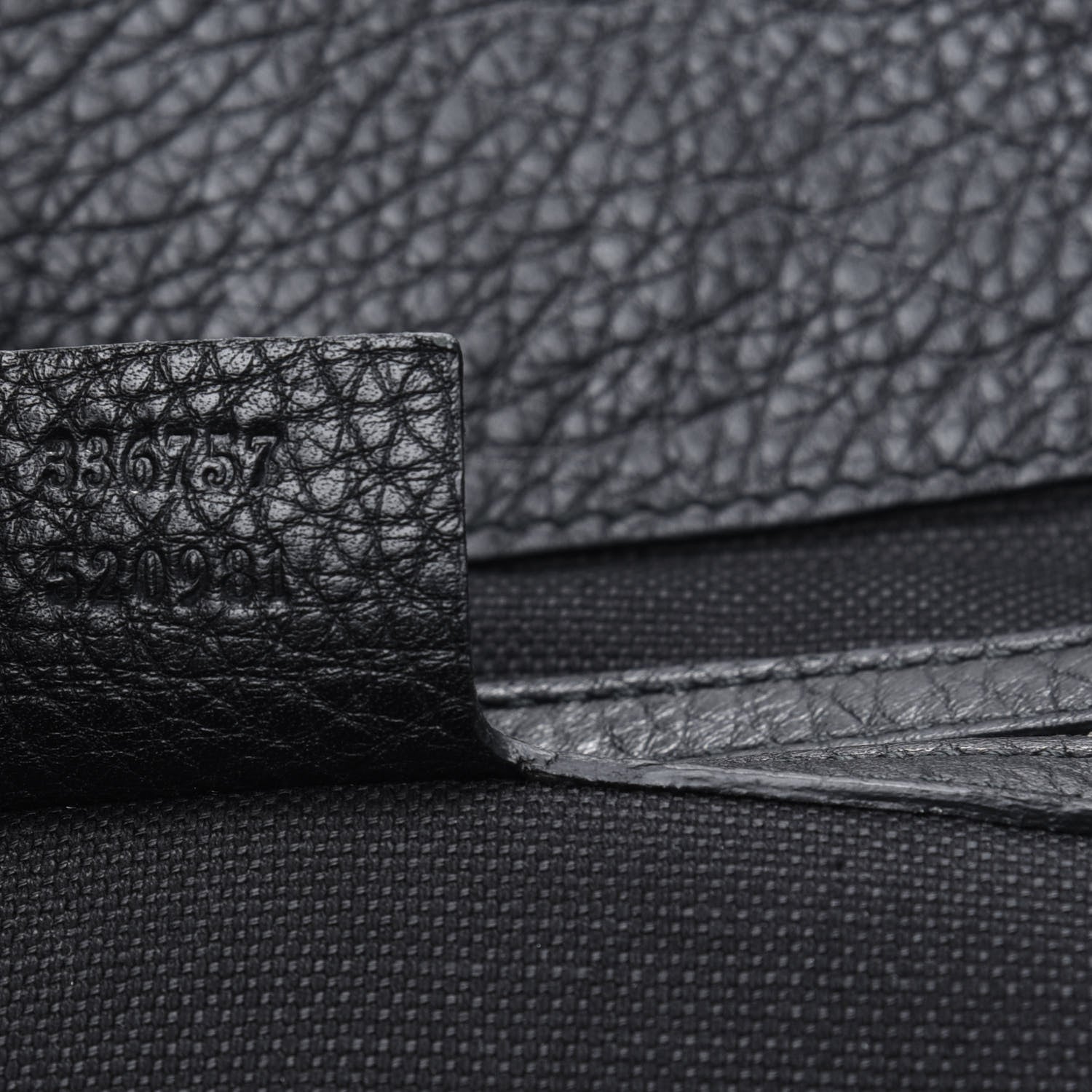 Gucci Calfskin Medium Emily Shoulder Bag Black 7 of 16