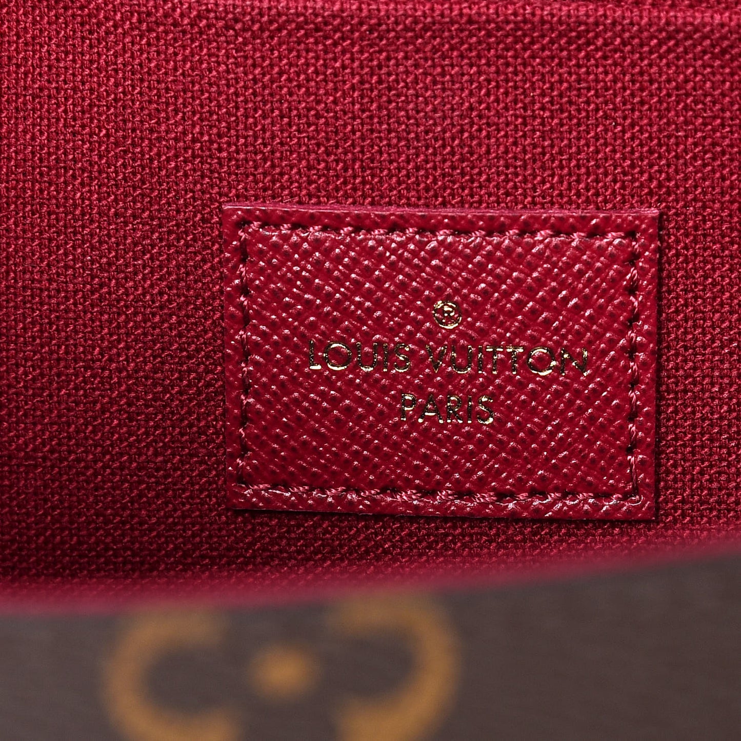 Monogram Pochette Felicie Chain Wallet Fuchsia