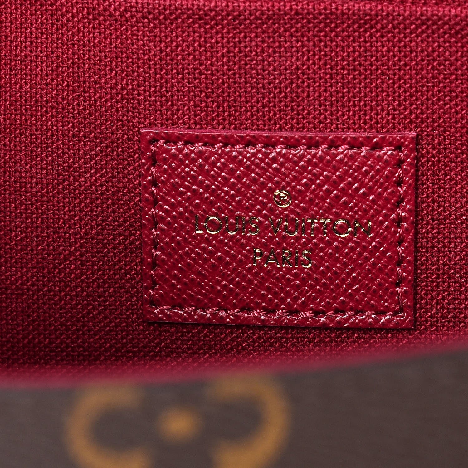 Louis Vuitton Monogram Pochette Felicie Chain Wallet Fuchsia 8 of 12