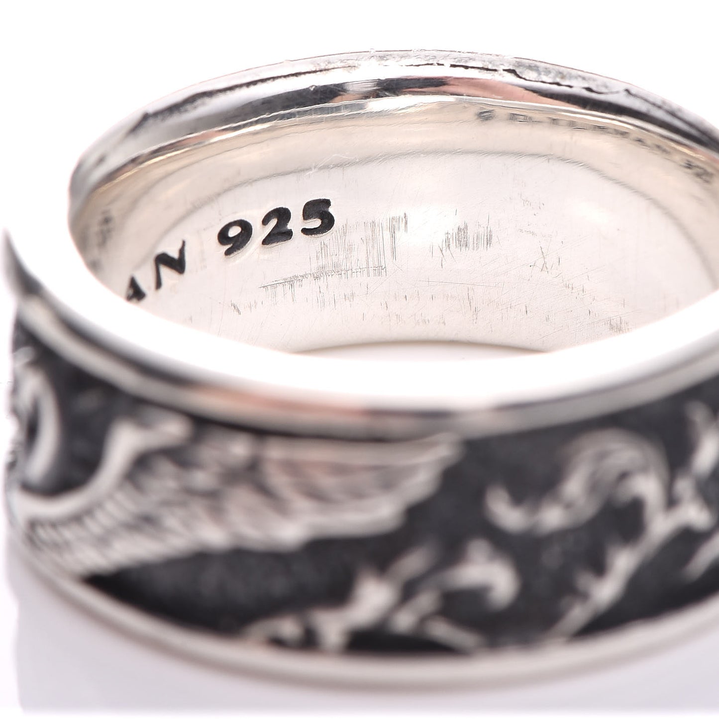 Sterling Silver Petrvs Griffin Ring 55 7.5