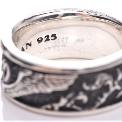 David Yurman Sterling Silver Petrvs Griffin Ring 55 7.5 6 of 7