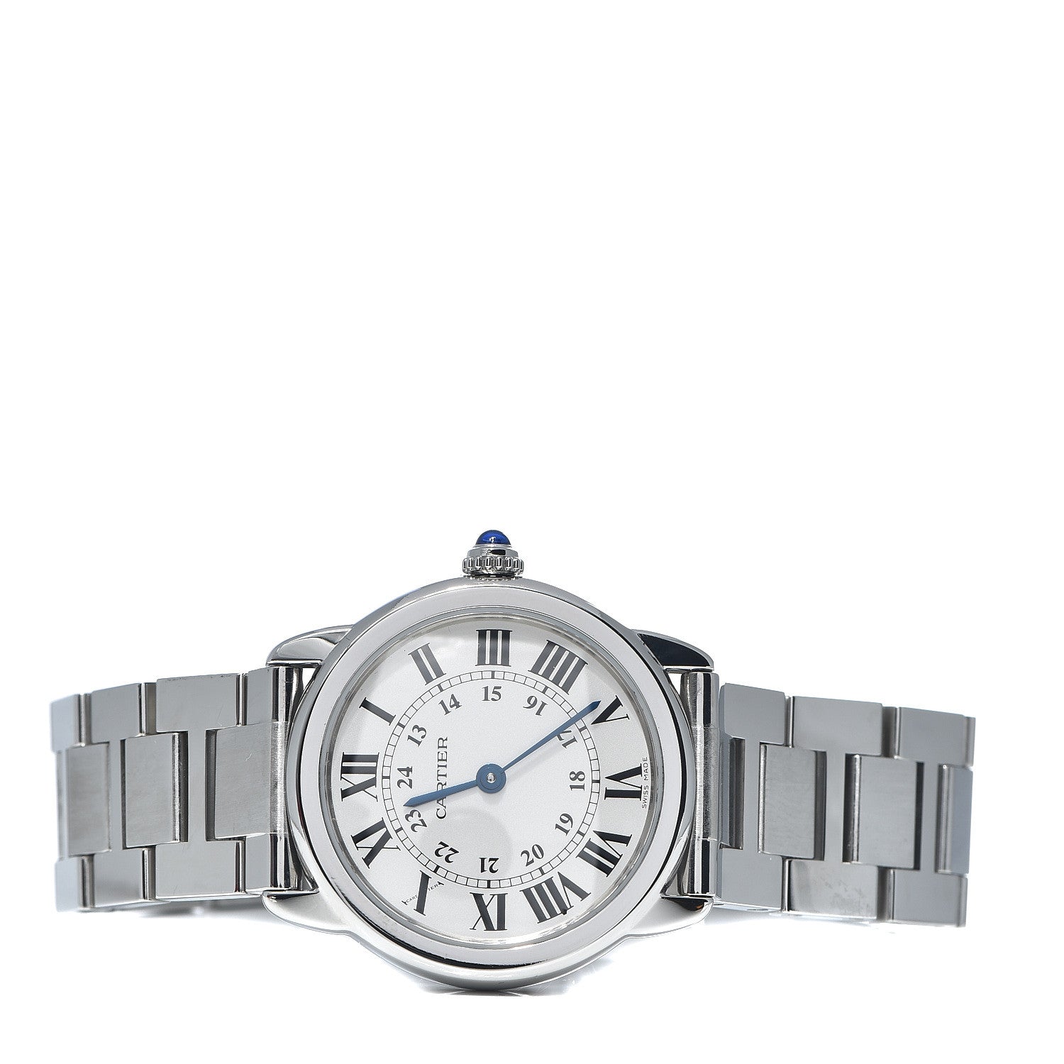Cartier Stainless Steel 29mm Ronde Solo Quartz Watch 3 of 9