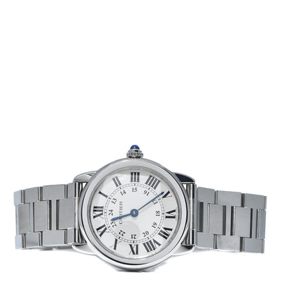 Cartier Stainless Steel 29mm Ronde Solo Quartz Watch 3 of 9