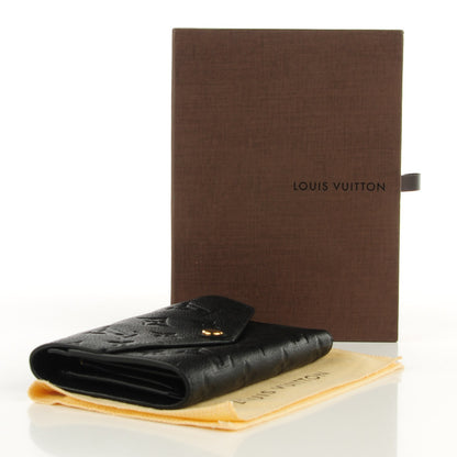 Louis Vuitton Empreinte Compact Curieuse Wallet Black 4 of 7