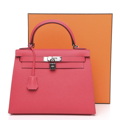 Hermes Epsom Kelly Sellier 28 Rose Extreme 10 of 10