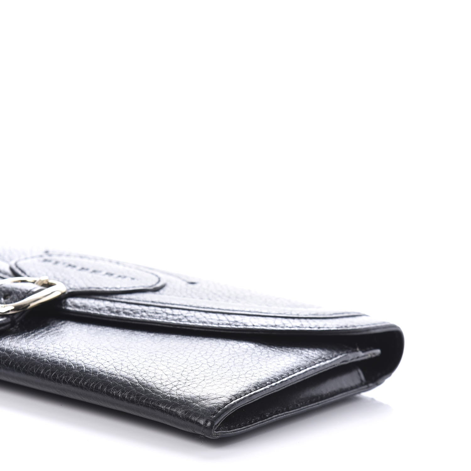 Burberry Grain Calfskin Continental Travel Wallet Black 7 of 9