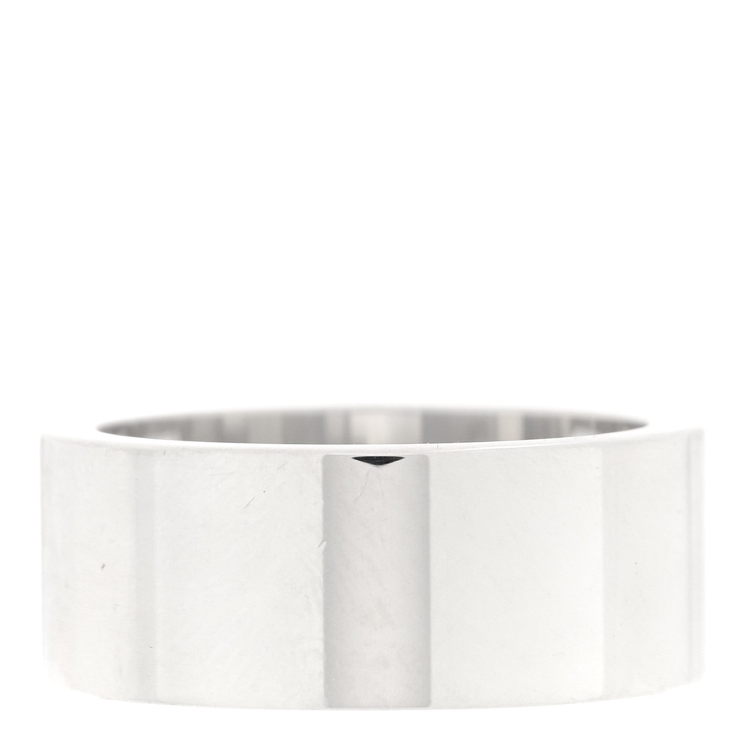 Gucci Sterling Silver G Cutout Ring 54 6.75 3 of 4