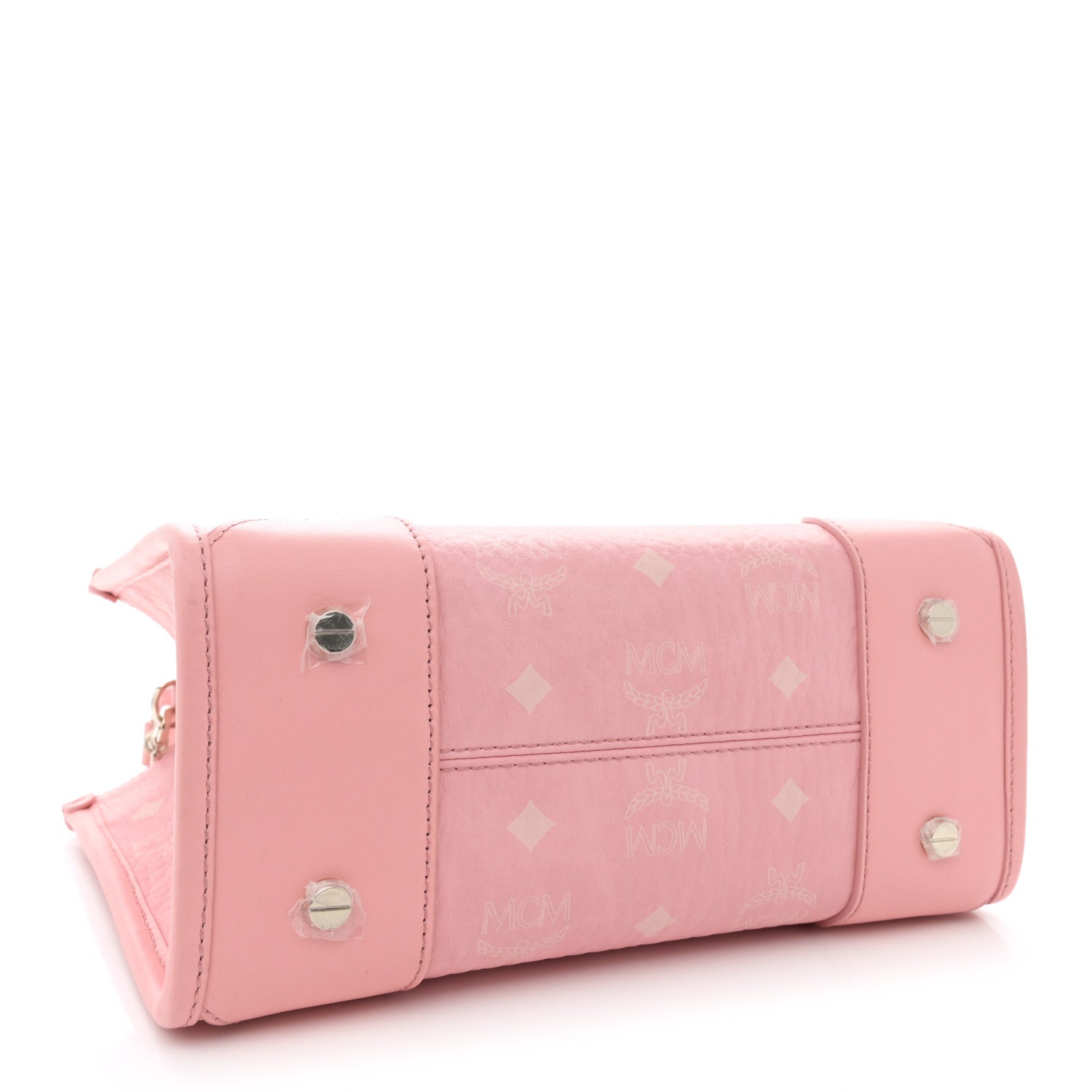 MCM Viestos Small Munchen Tote Blossom Pink 4 of 11