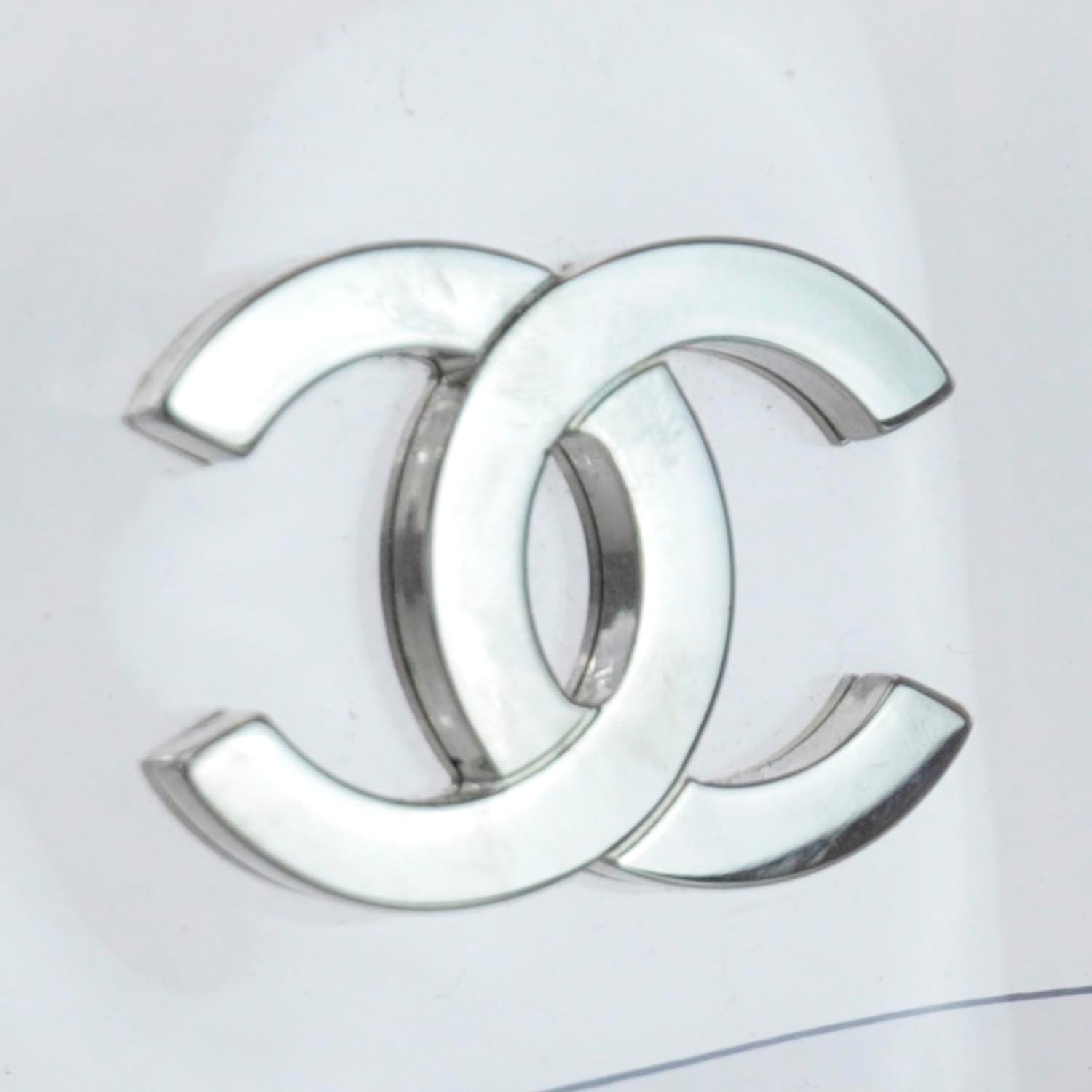 Chanel Vinyl Naked Tote Silver 8 of 10