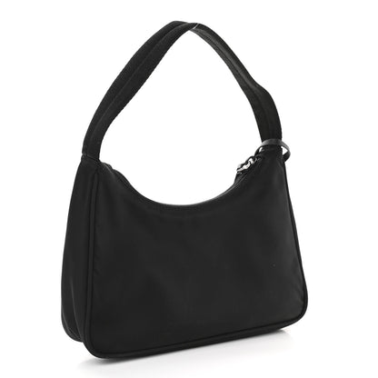 Prada Tessuto Nylon Mini Re-Edition 2000 Bag Black 3 of 11
