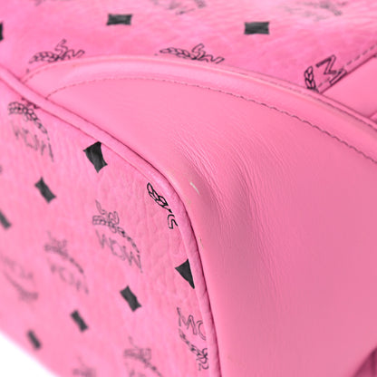 MCM Visetos Small Duke Backpack Pink 7 of 16