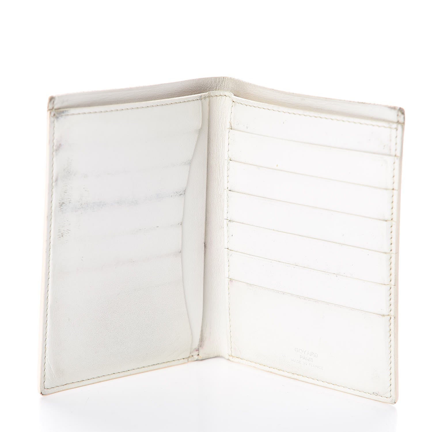 Goyard Goyardine Passport Wallet White 4 of 10