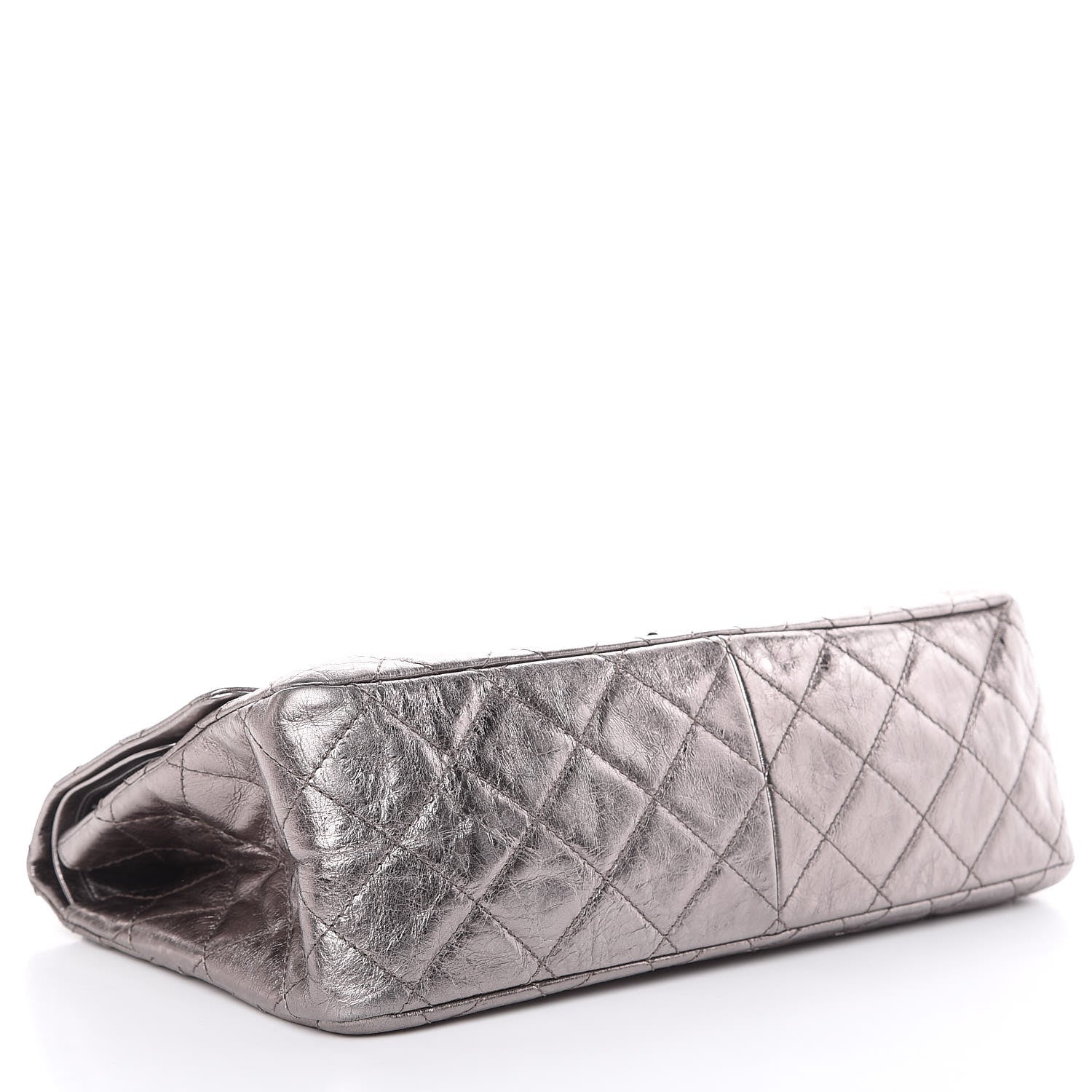 Chanel Metallic Aged Calfskin Quilted 2.55 Reissue 228 Flap Silver 4 of 9
