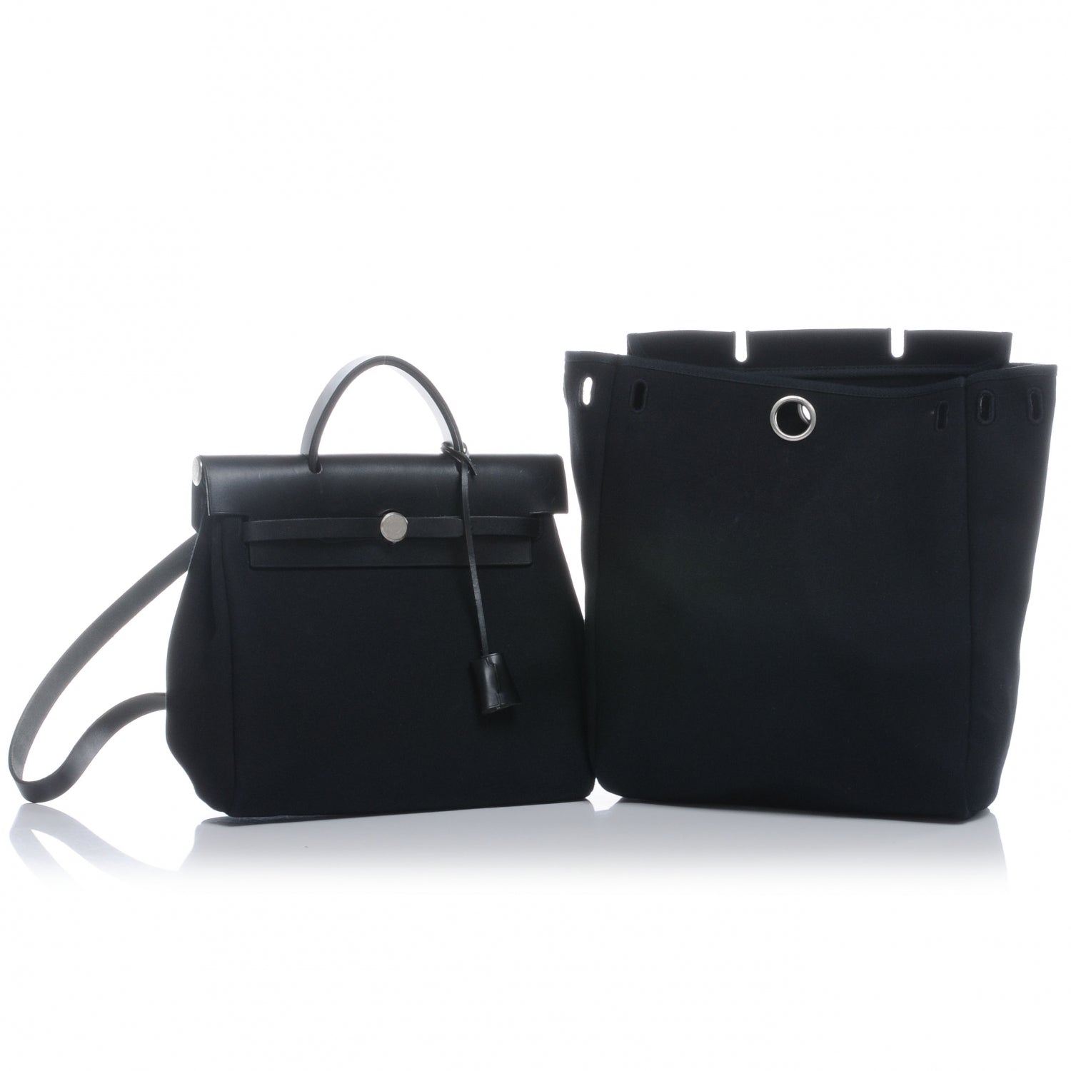 Hermes Toile Herbag Black 1 of 9